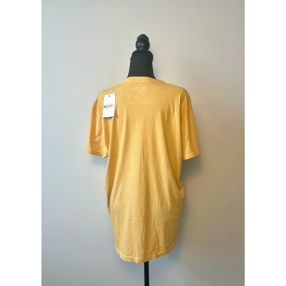 Show Me Your Mumu Endless Summer Travis Tee in Yellow Medium Graphic Print Crew - Picture 3 of 5